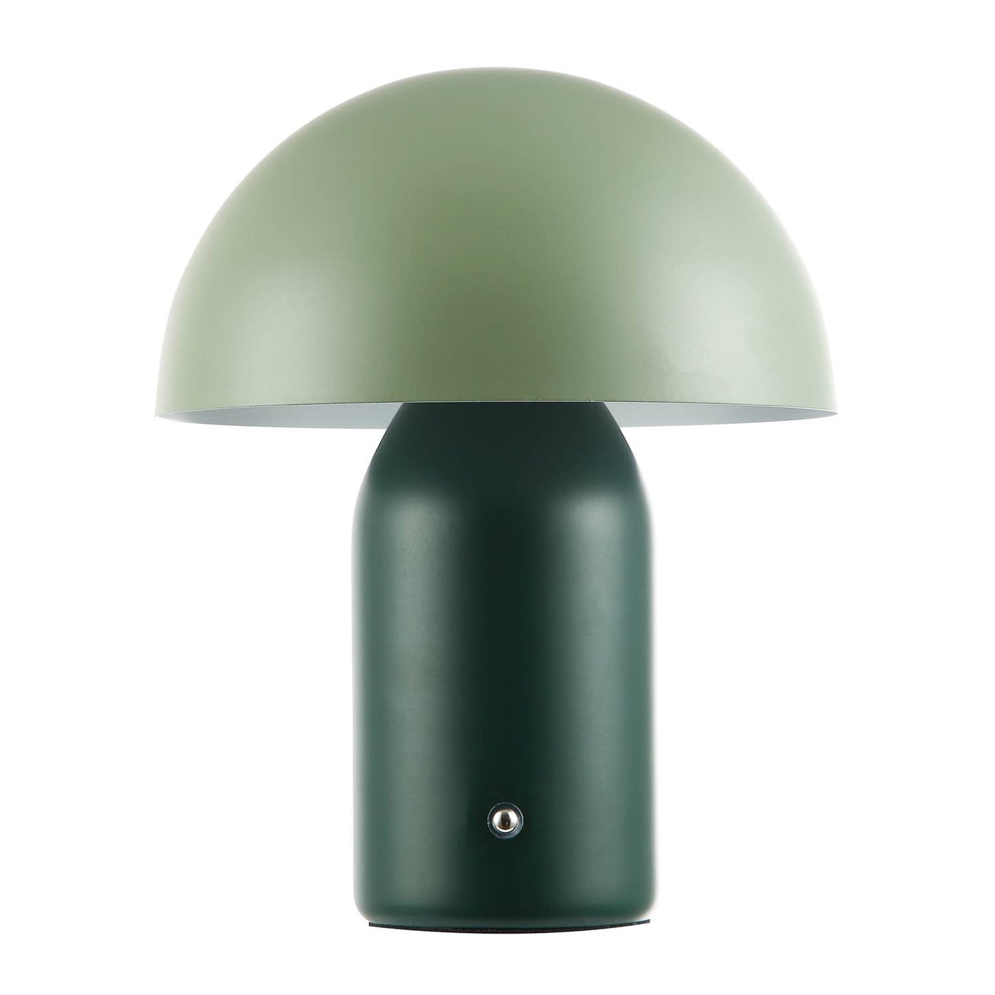 Modern Rechargeable Mushroom Table Lamp With Touch Dimmer: Forest Green / 25cm