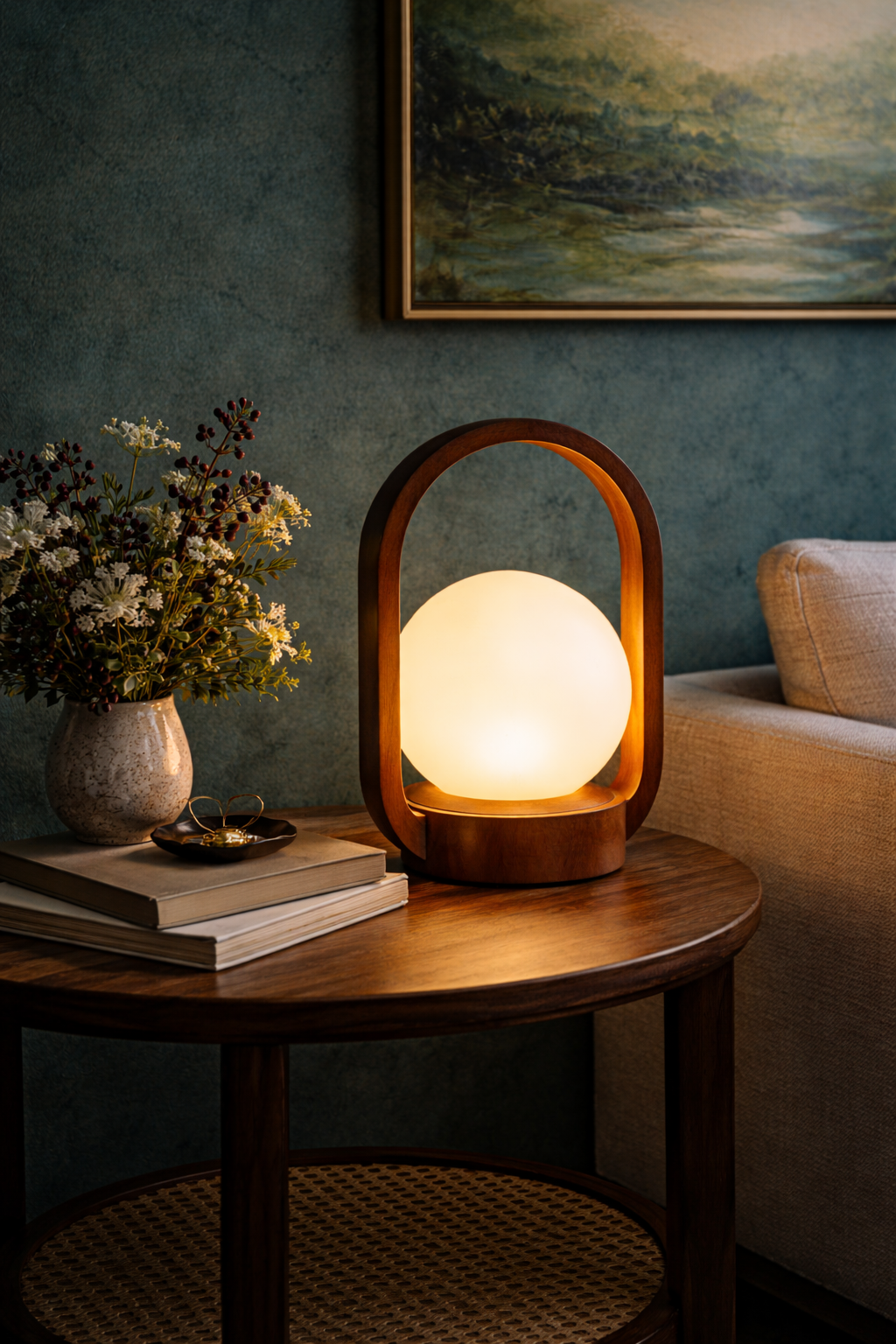 The Teak Arch Lantern