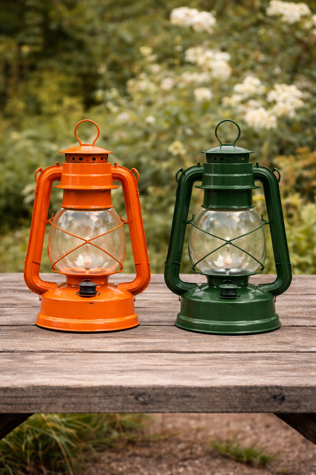 The Orange Hurricane Lantern