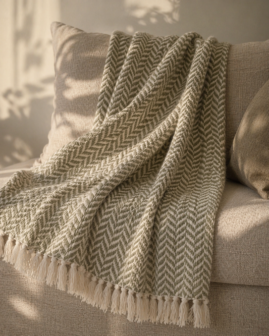 The Herringbone Throw